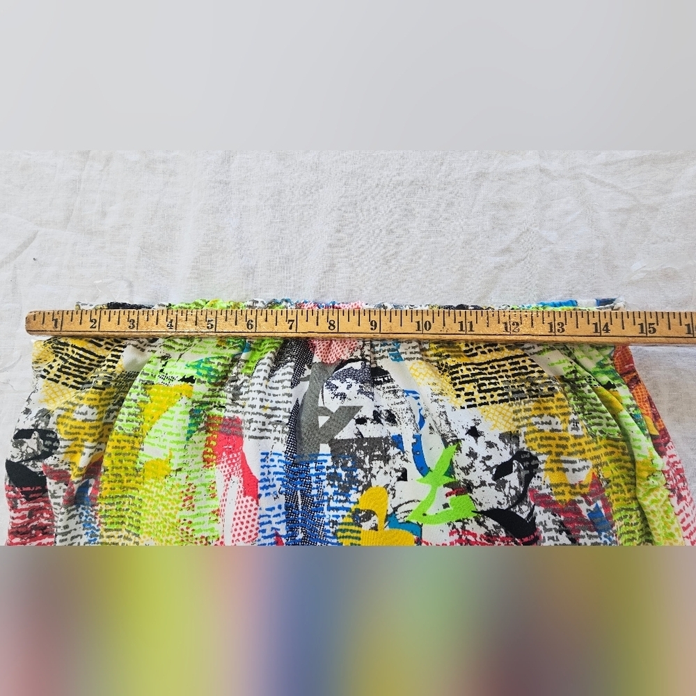 Absolutely Multicolor Abstract Pencil Skirt - Picture 3 of 5